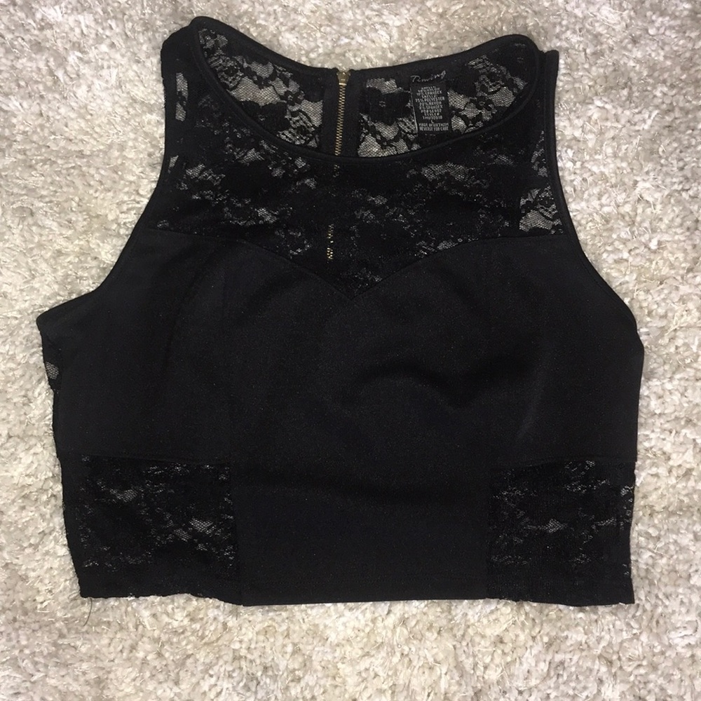 🌑 Laced Formal Crop